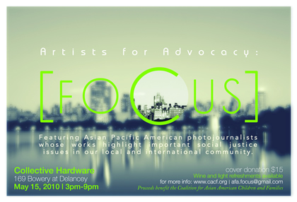 Artists for Advocacy: Focus